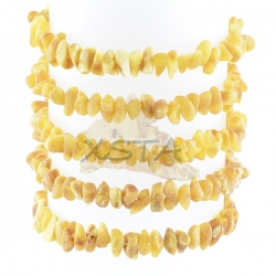 Raw dark butter amber bracelet